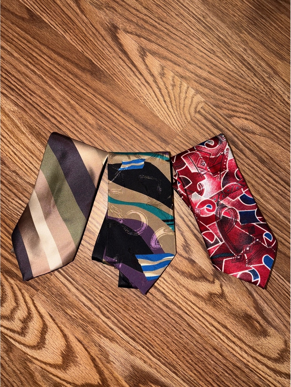 Vintage Botany 500 Men's Necktie Lot 3 Retro Silk Designer Ties